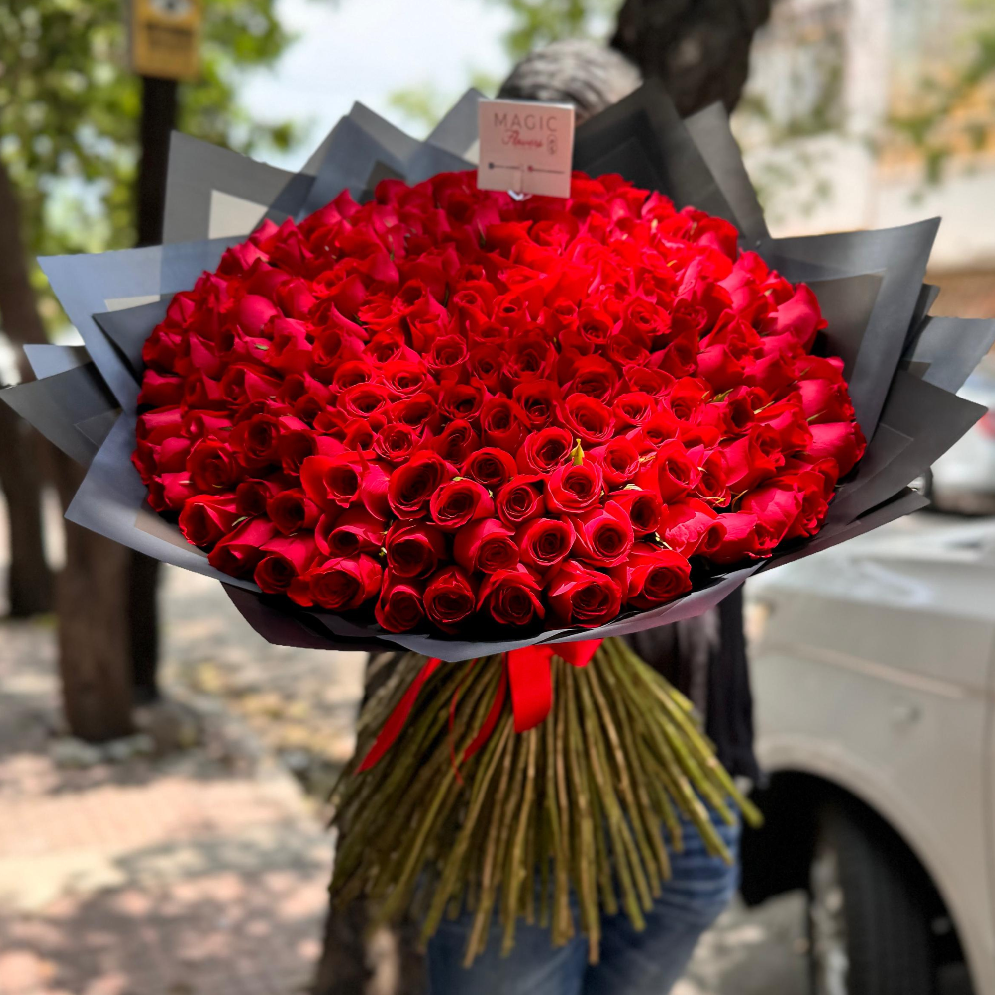 Flores rojas